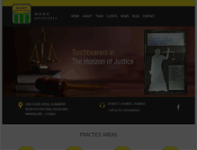 Tablet Screenshot of manuadvocates.com
